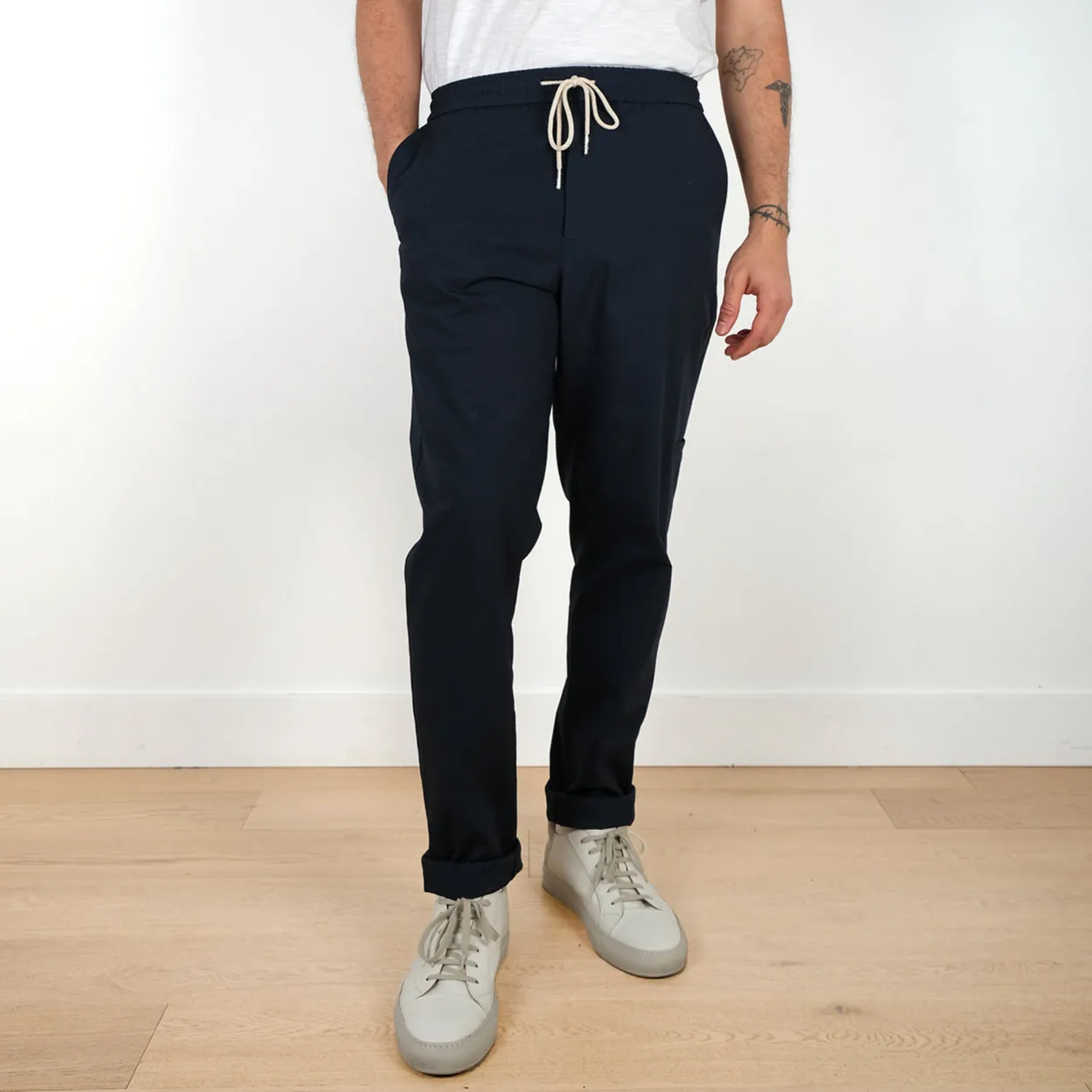 Navy Ripstop Travel Pant