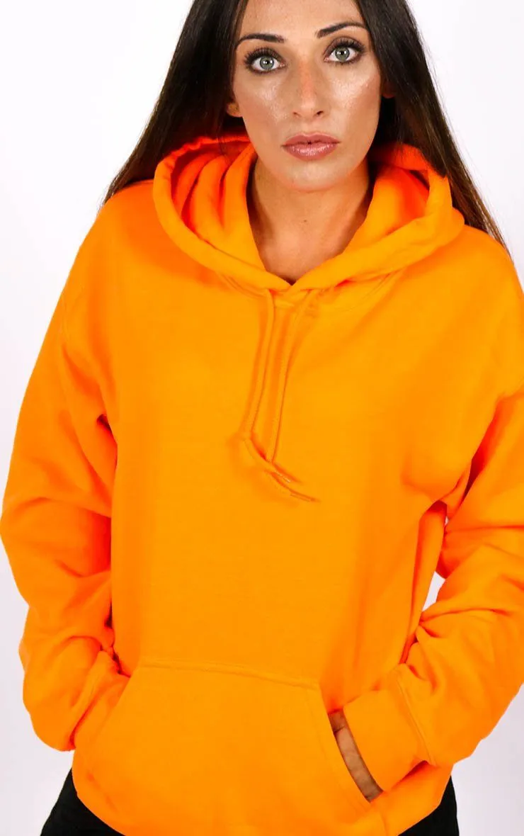 Neon Orange Festival Hoodie