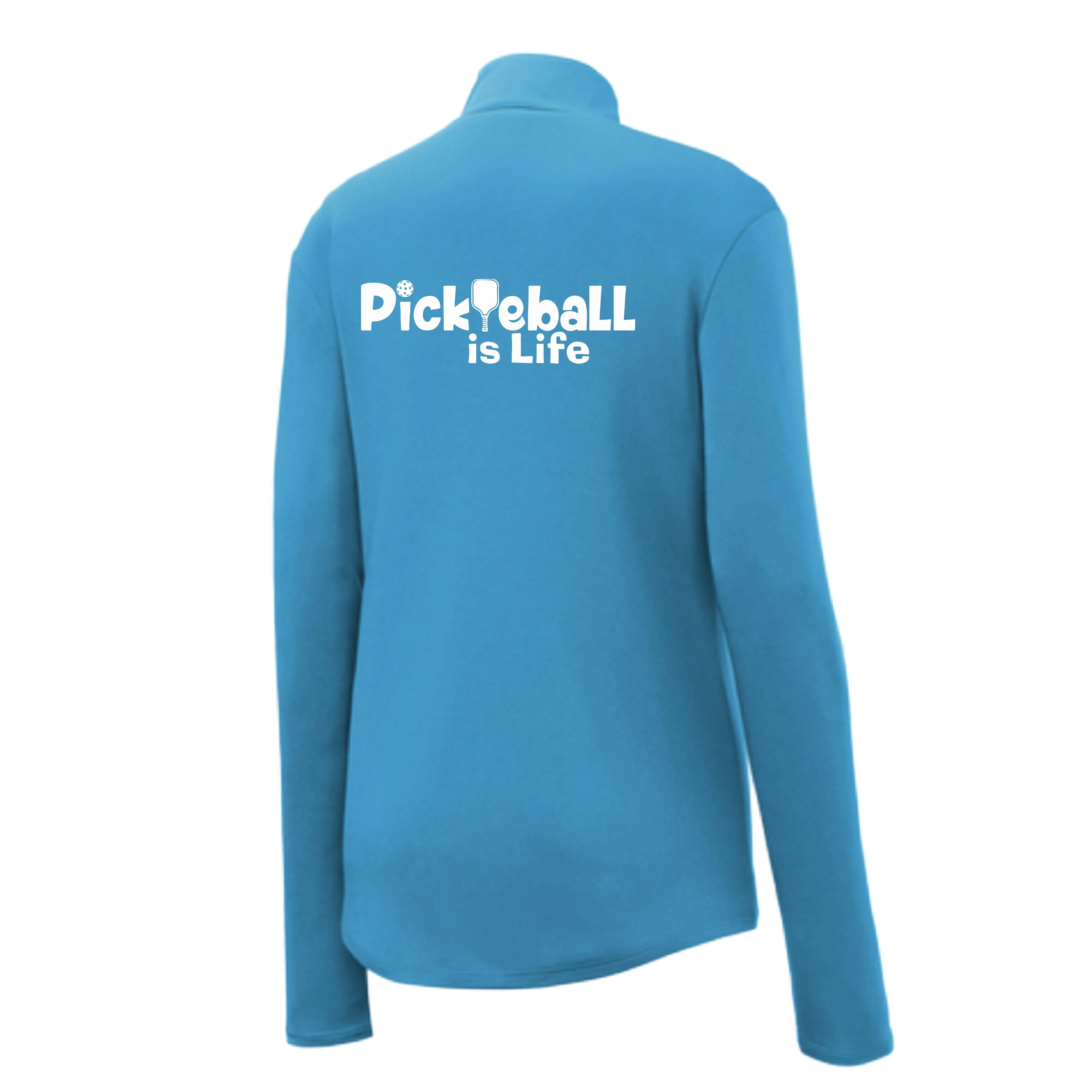 Pickleball Is LIfe | Women's 1/4 Zip Pullover Athletic Shirt | 100% Polyester