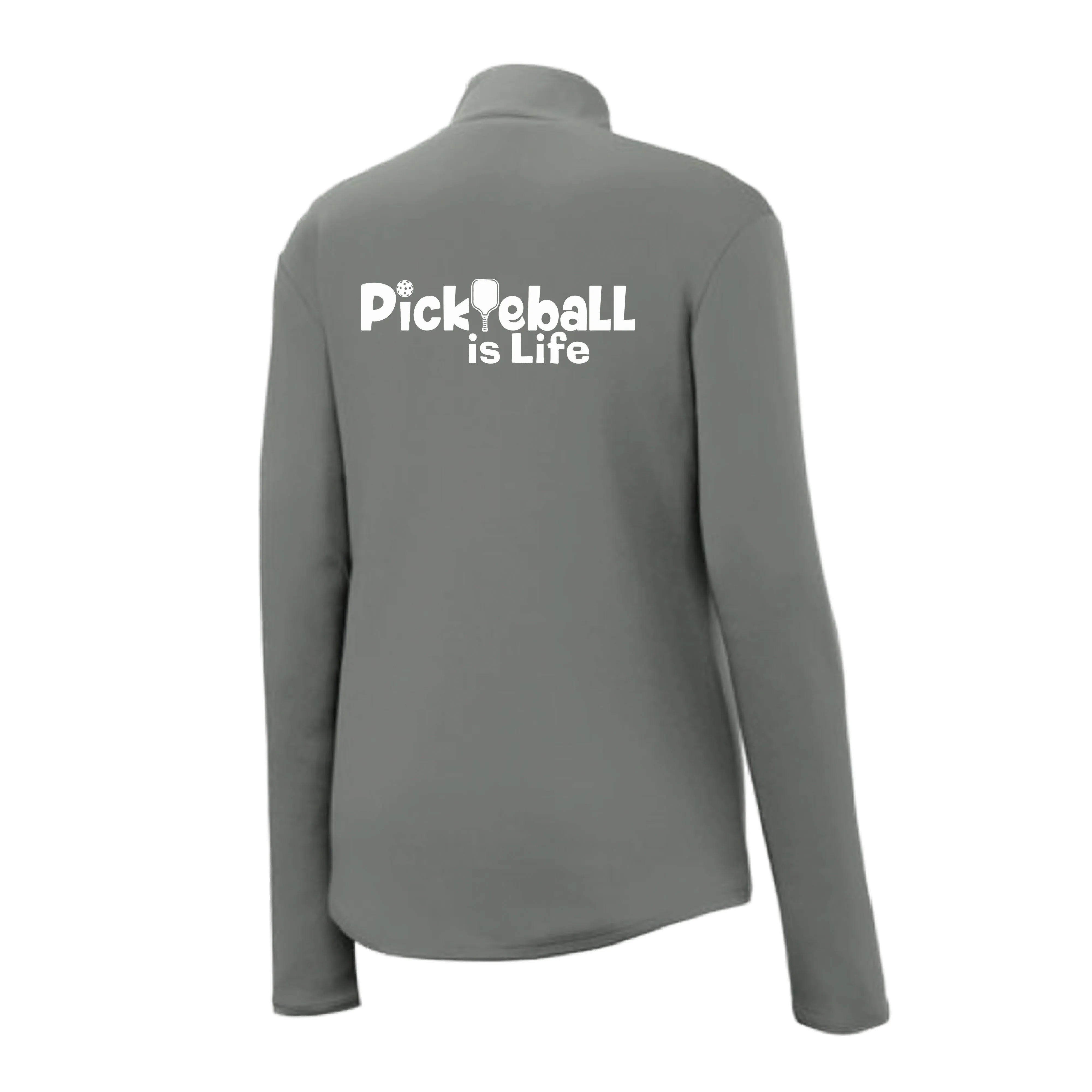 Pickleball Is LIfe | Women's 1/4 Zip Pullover Athletic Shirt | 100% Polyester