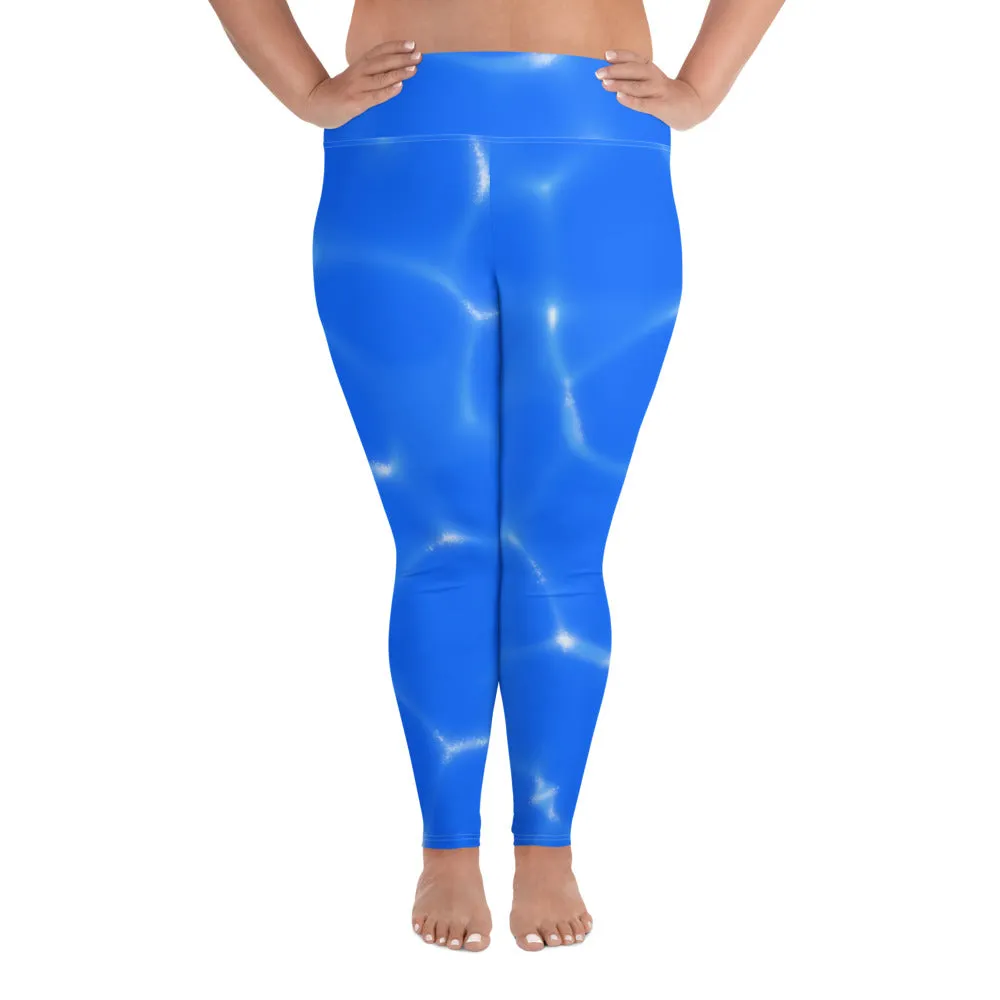 Plus Size Leggings Water