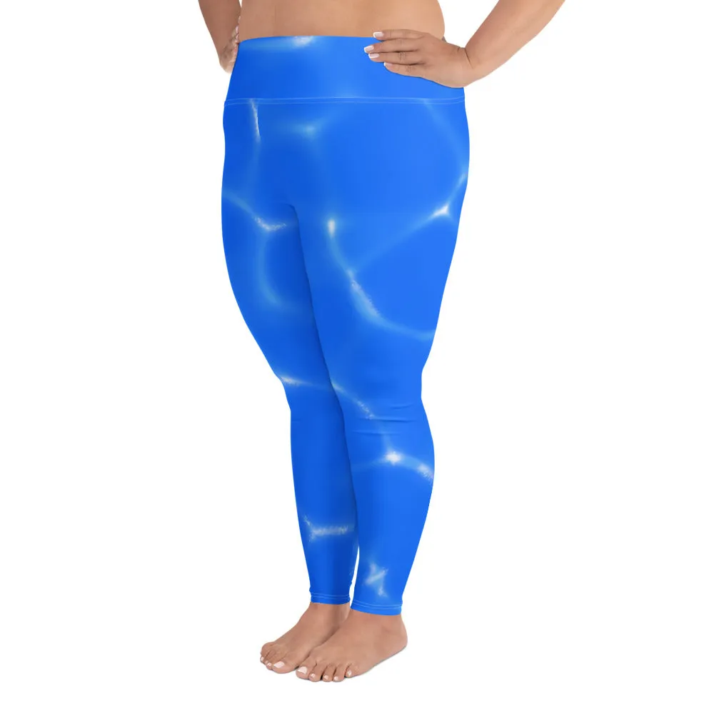 Plus Size Leggings Water