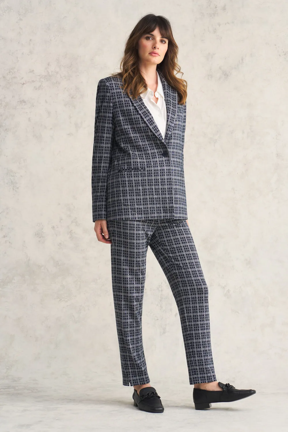 Ponte Check Blazer