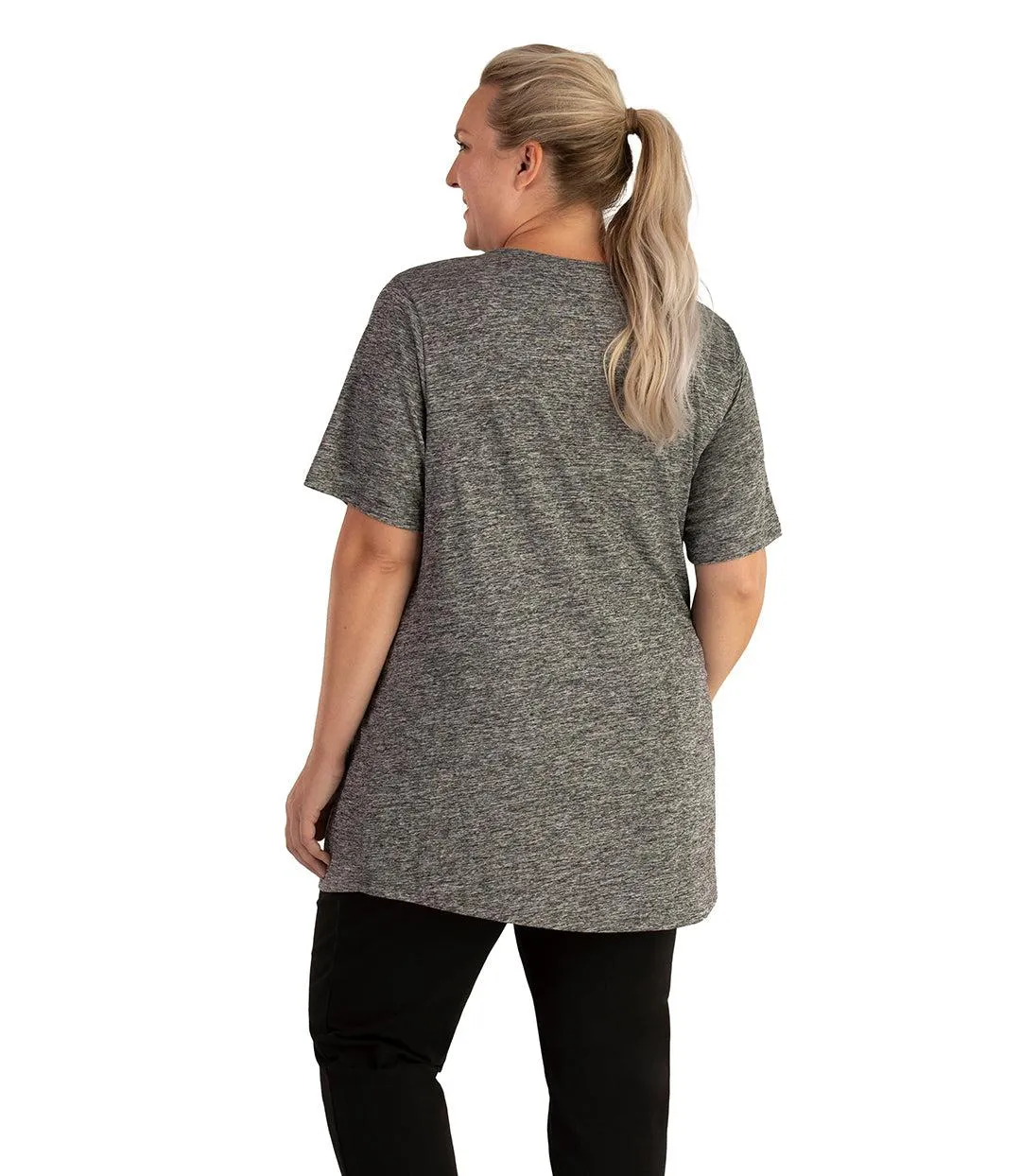 QuikLite Scoop Neck Short Sleeve Top - FINAL SALE