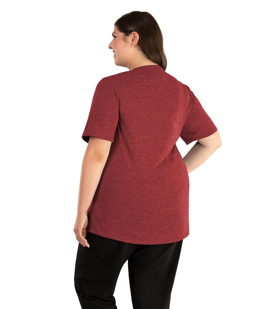 QuikLite Scoop Neck Short Sleeve Top - FINAL SALE