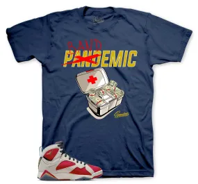 Retro 7 New Sheriff in Town Shirt - Bandemic - Navy