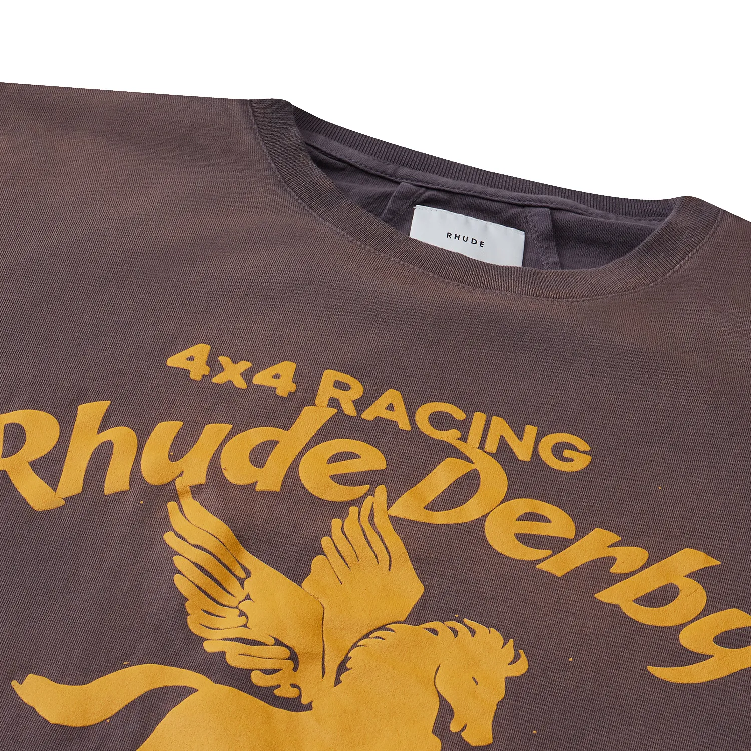 Rhude Derby Tee Vintage Grey