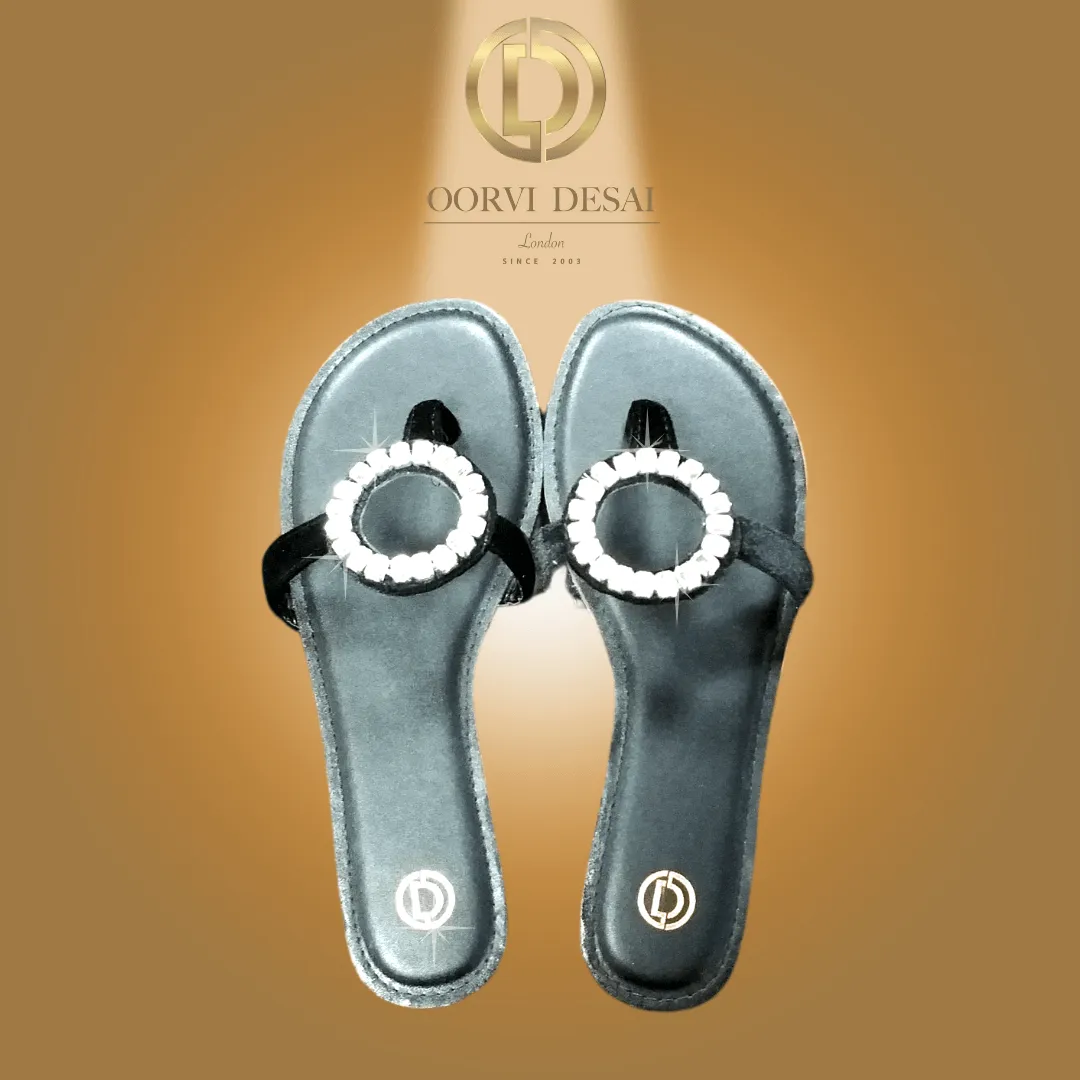 'Riva' Handcrafted Party Flats by Oorvi Desai OD26