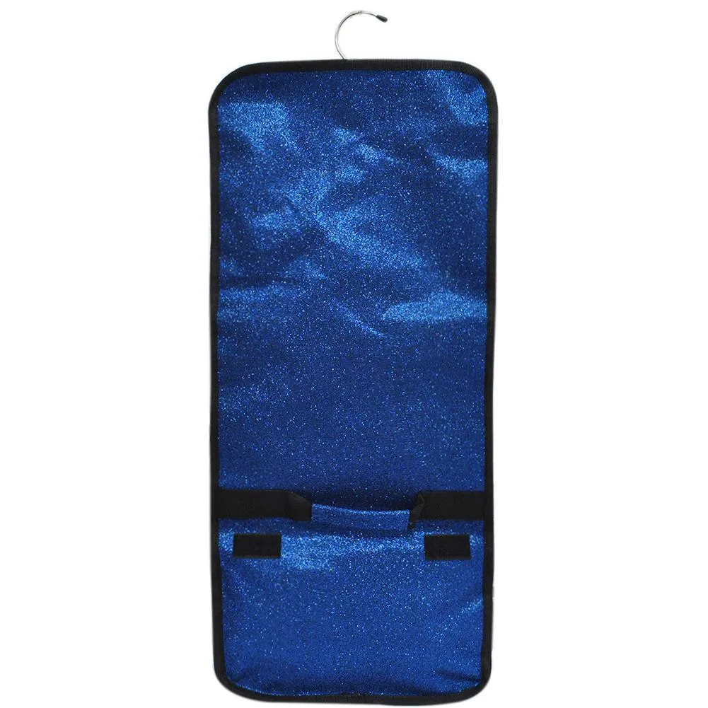 Royal Blue Glitter NGIL Traveling Toiletry Bag