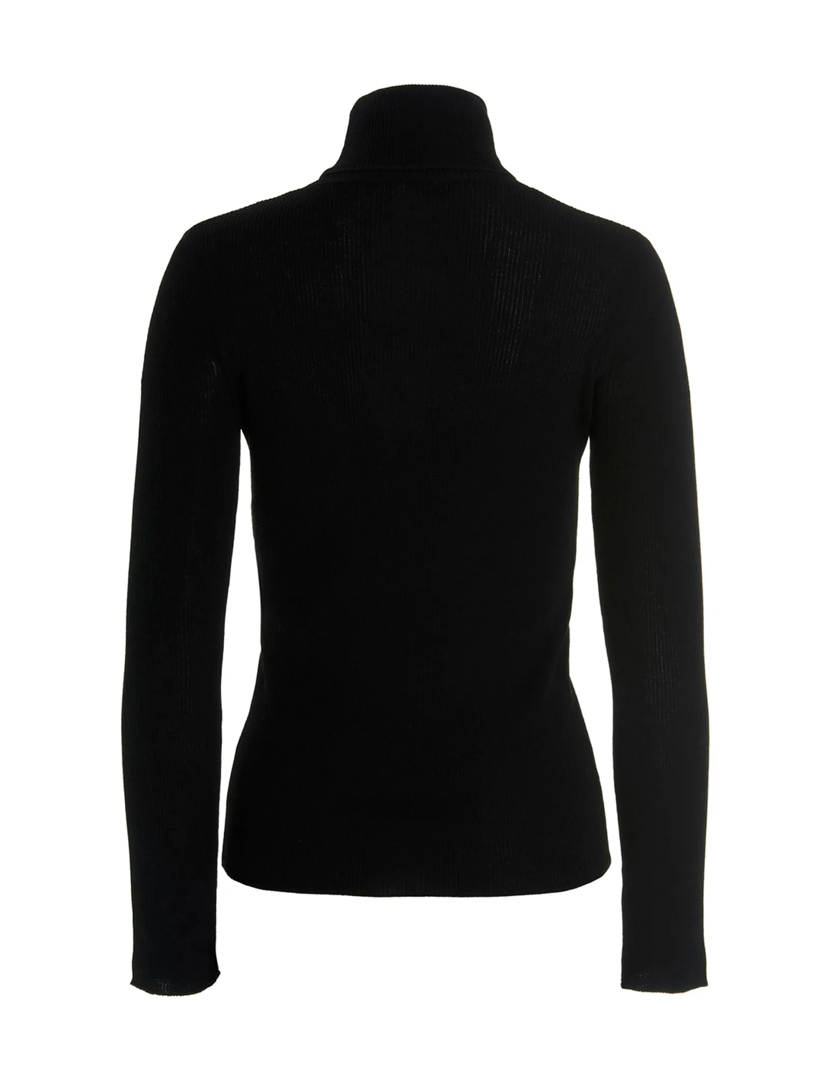 'S Max Mara Gelly Rib Knit Turtleneck Top