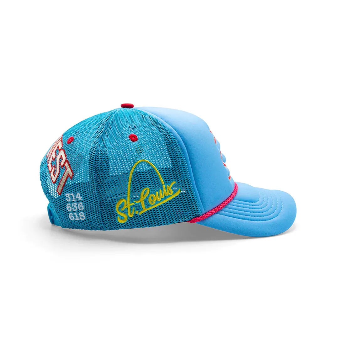 Saint Louis Trucker Hat Sky Blue