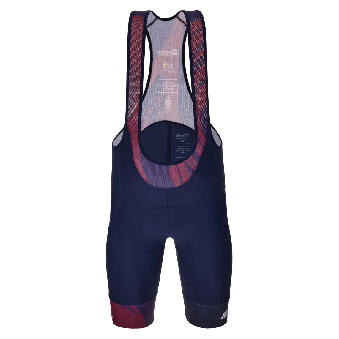 Santini TDF Bordeaux Bibshorts - Navy Blue