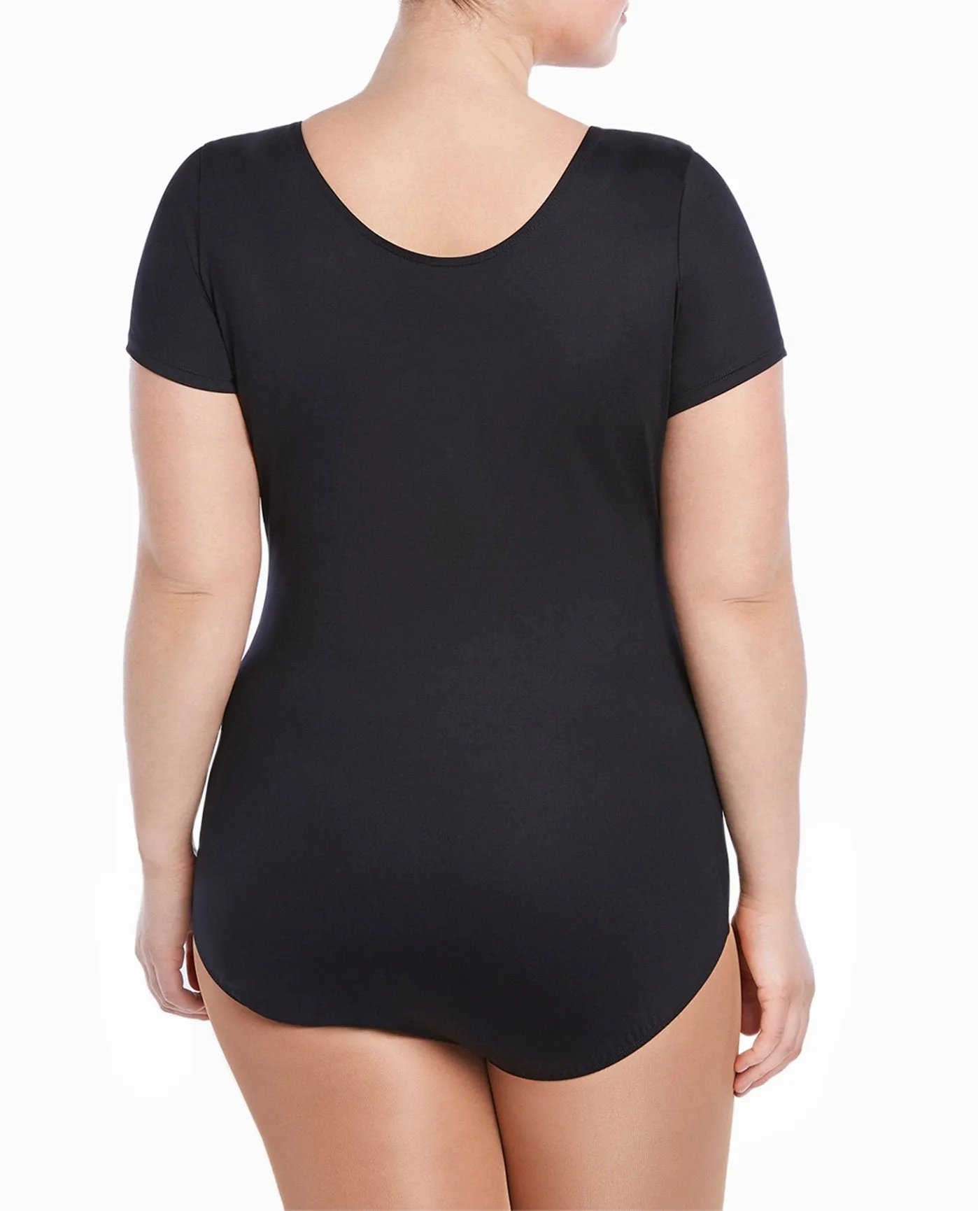 Scoopneck Short Sleeve Leotard