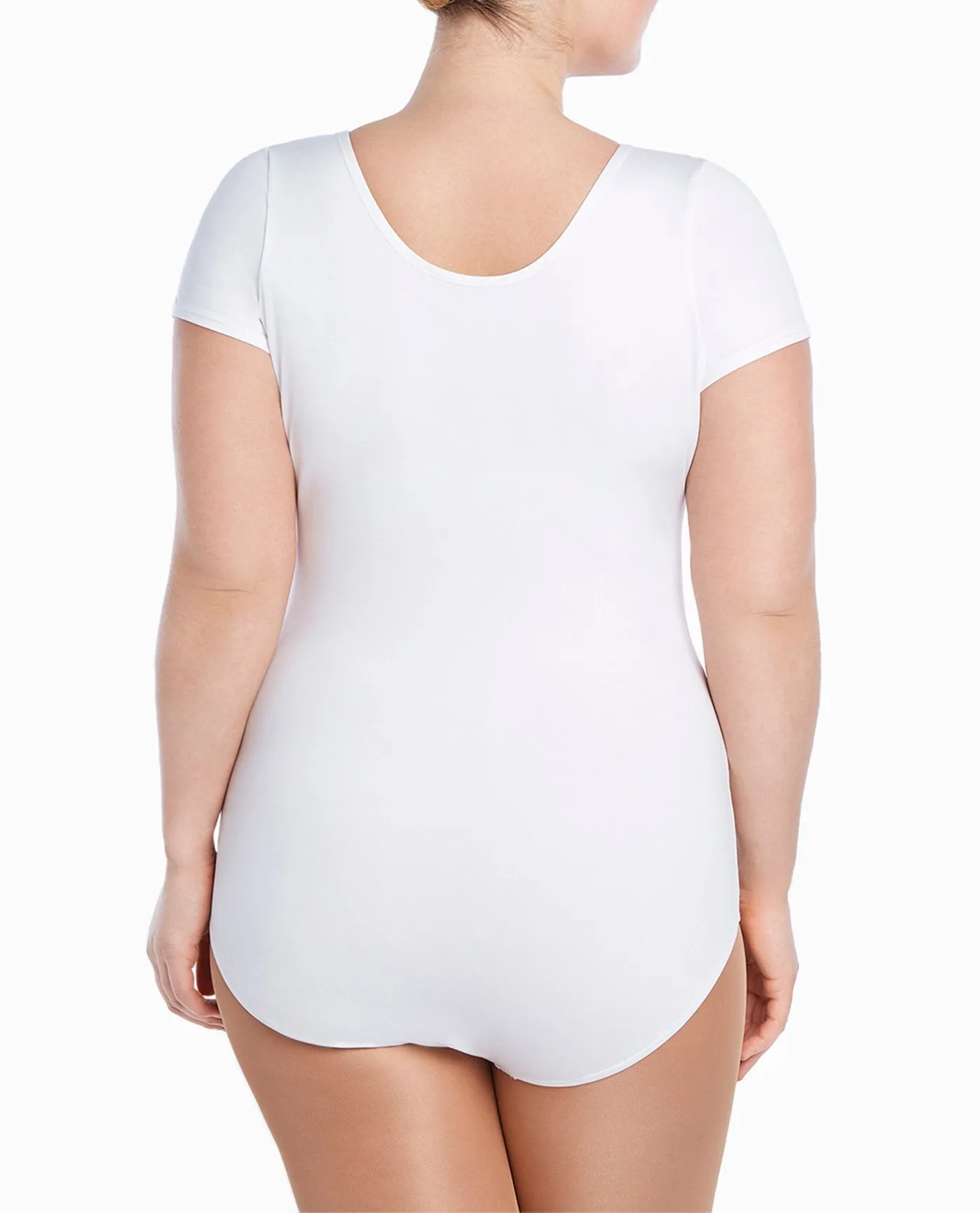 Scoopneck Short Sleeve Leotard