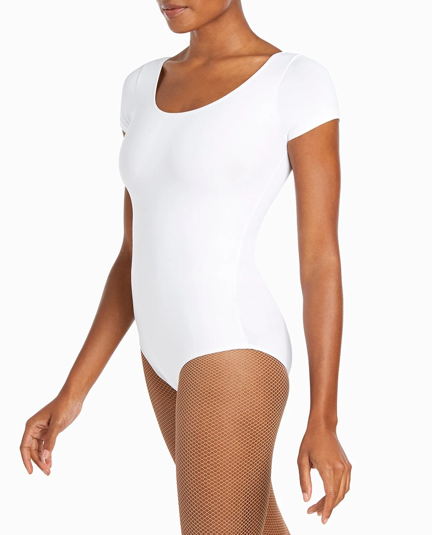 Scoopneck Short Sleeve Leotard