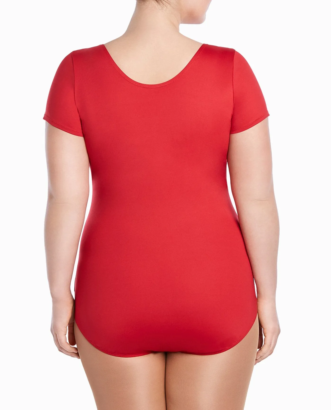 Scoopneck Short Sleeve Leotard