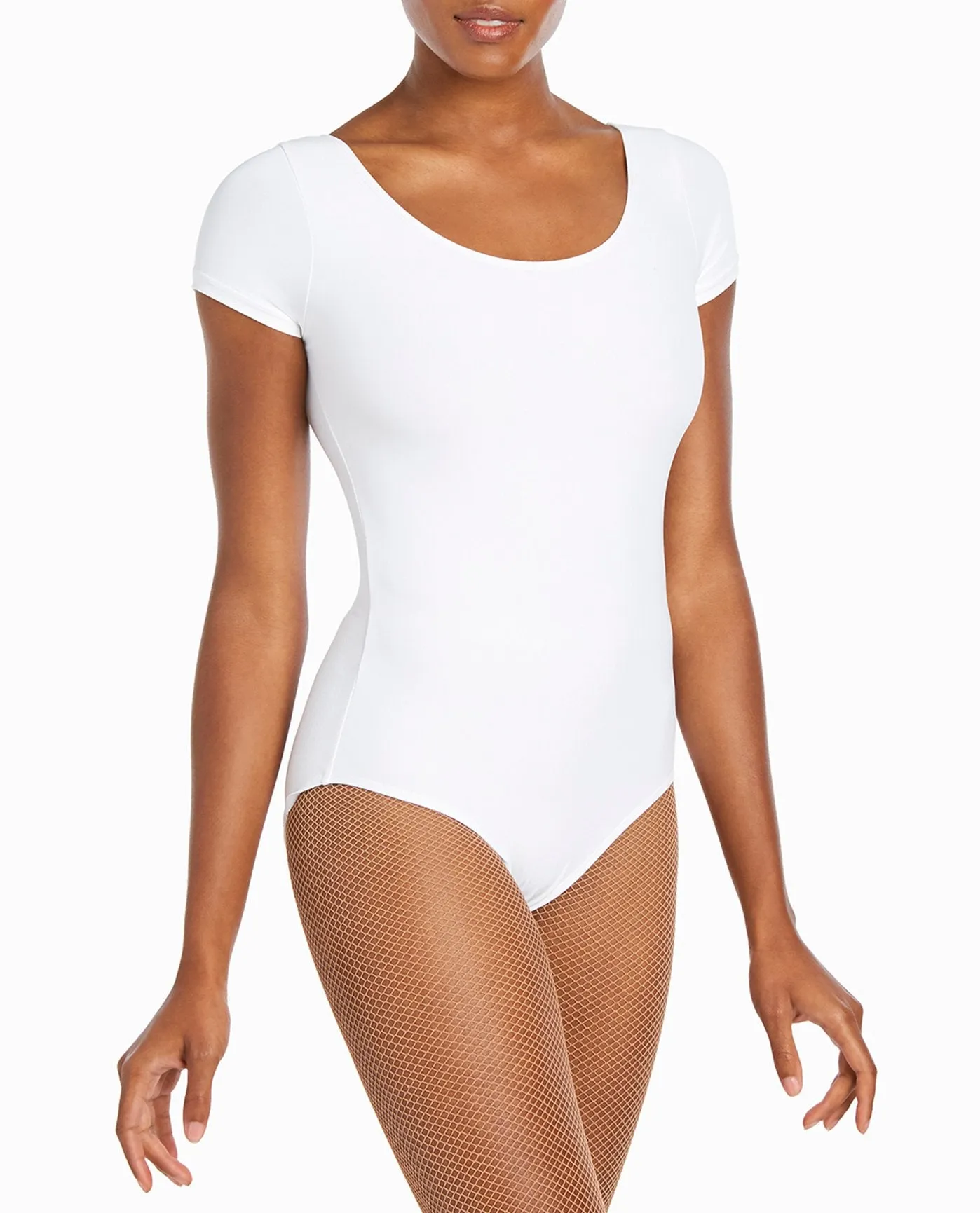 Scoopneck Short Sleeve Leotard