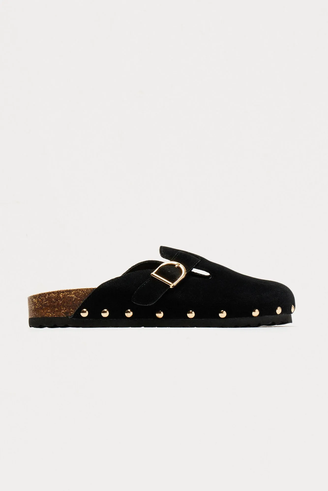 Scottie Buckle Slides - Black