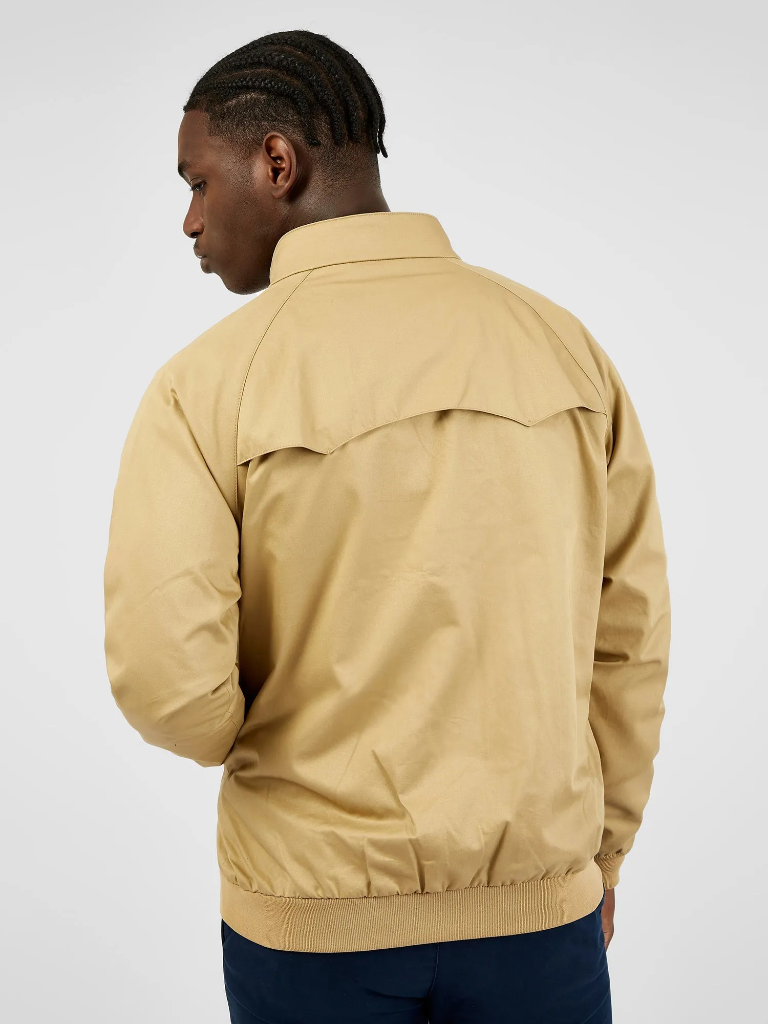 Signature Harrington Jacket - Sand