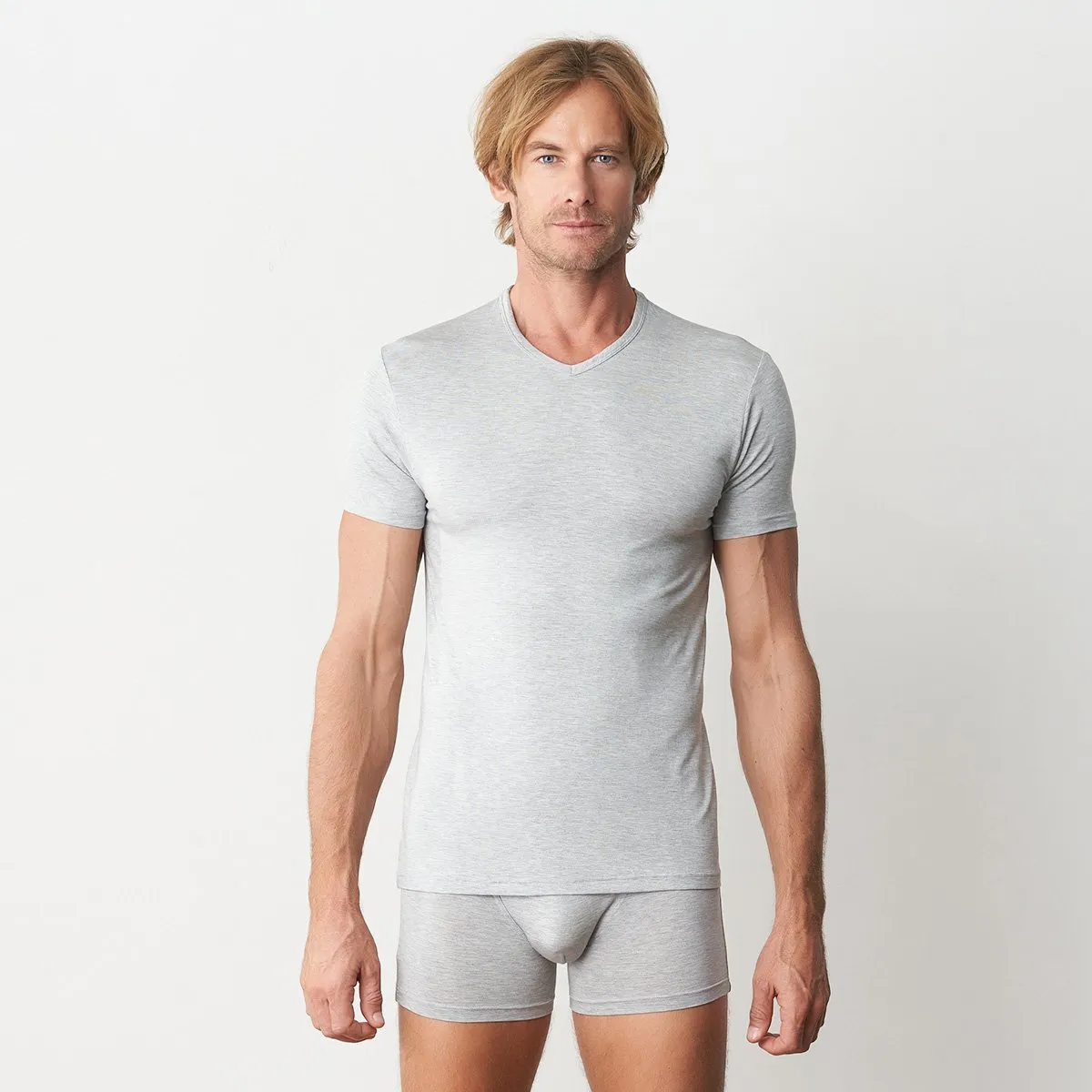 Silktouch TENCEL™ Modal Air V Neck Short Sleeve Tee