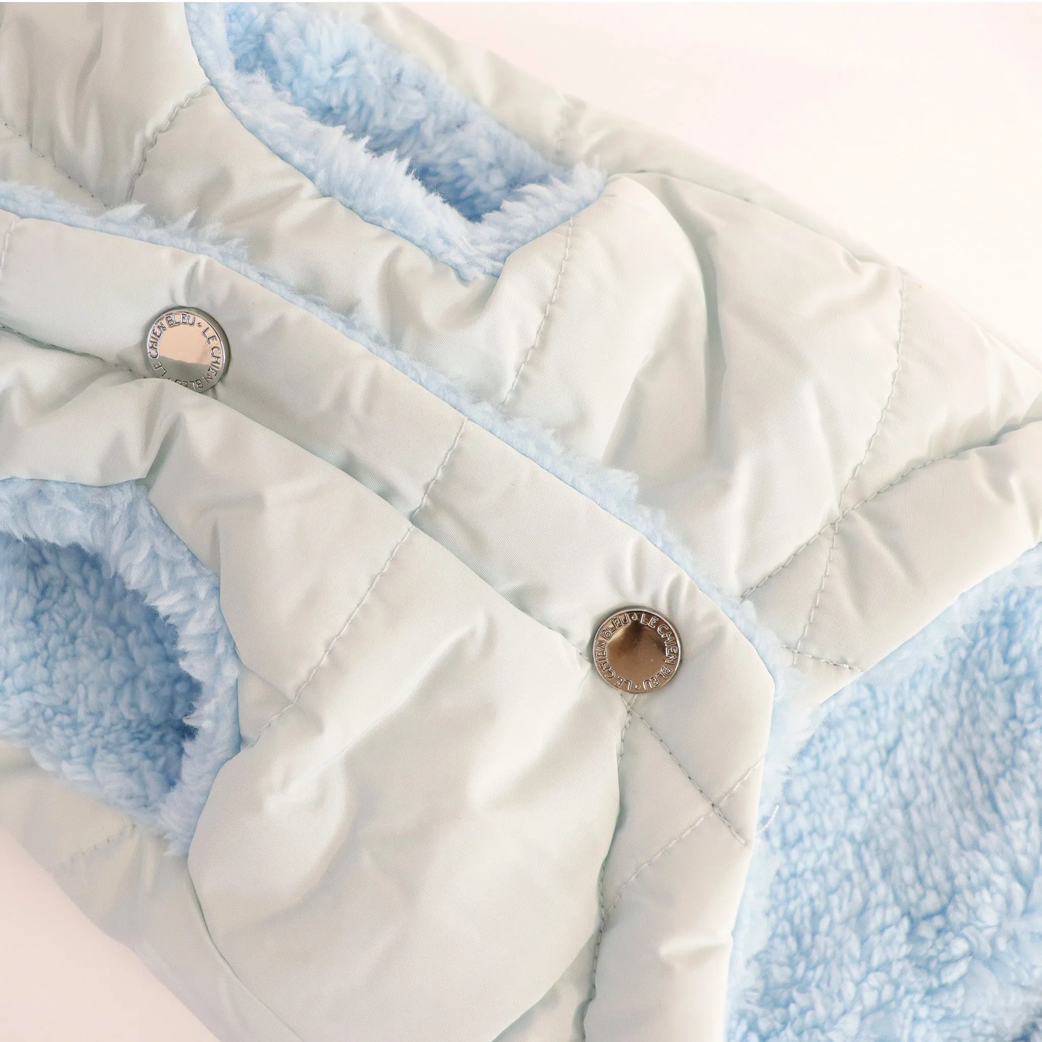 Snow Puffer Jacket - light blue