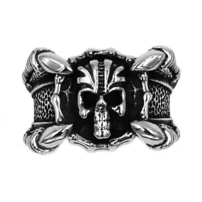 Stainless Steel Skull Dragon Claw Bike Chain Ring