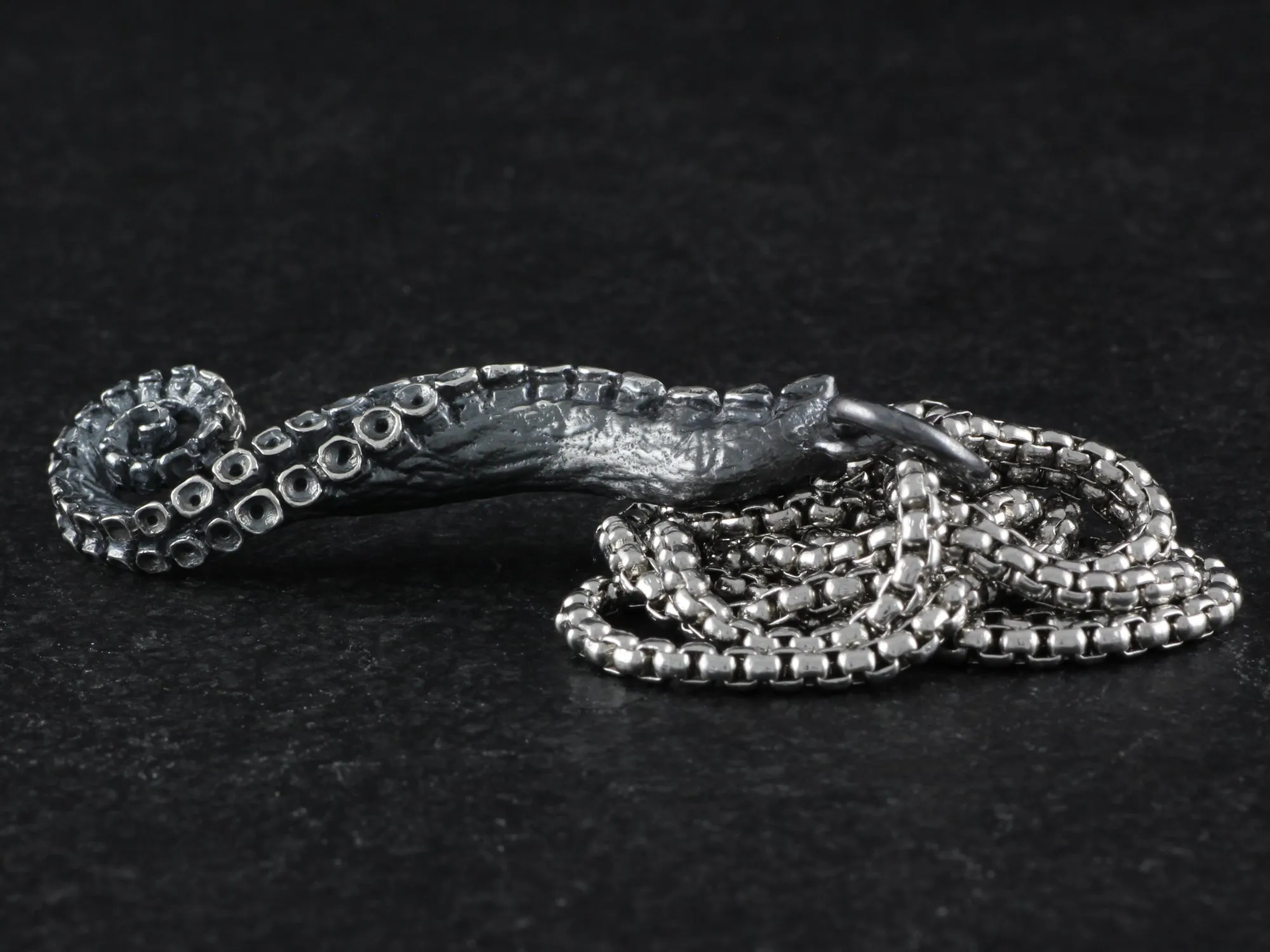 Sterling Silver Tentacle Necklace