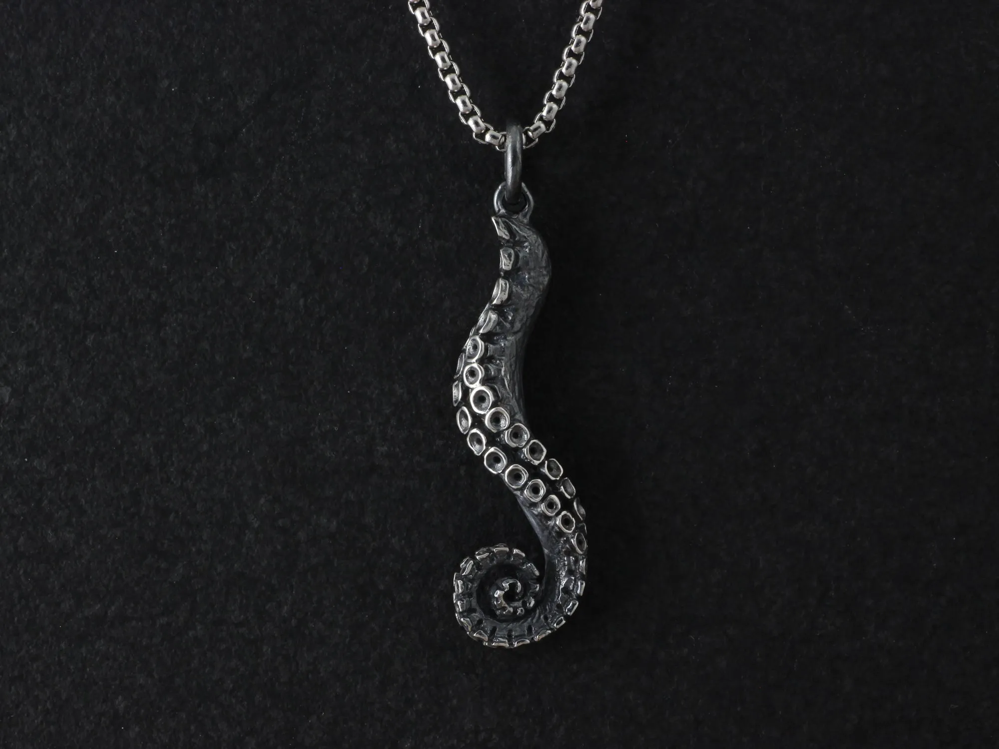 Sterling Silver Tentacle Necklace