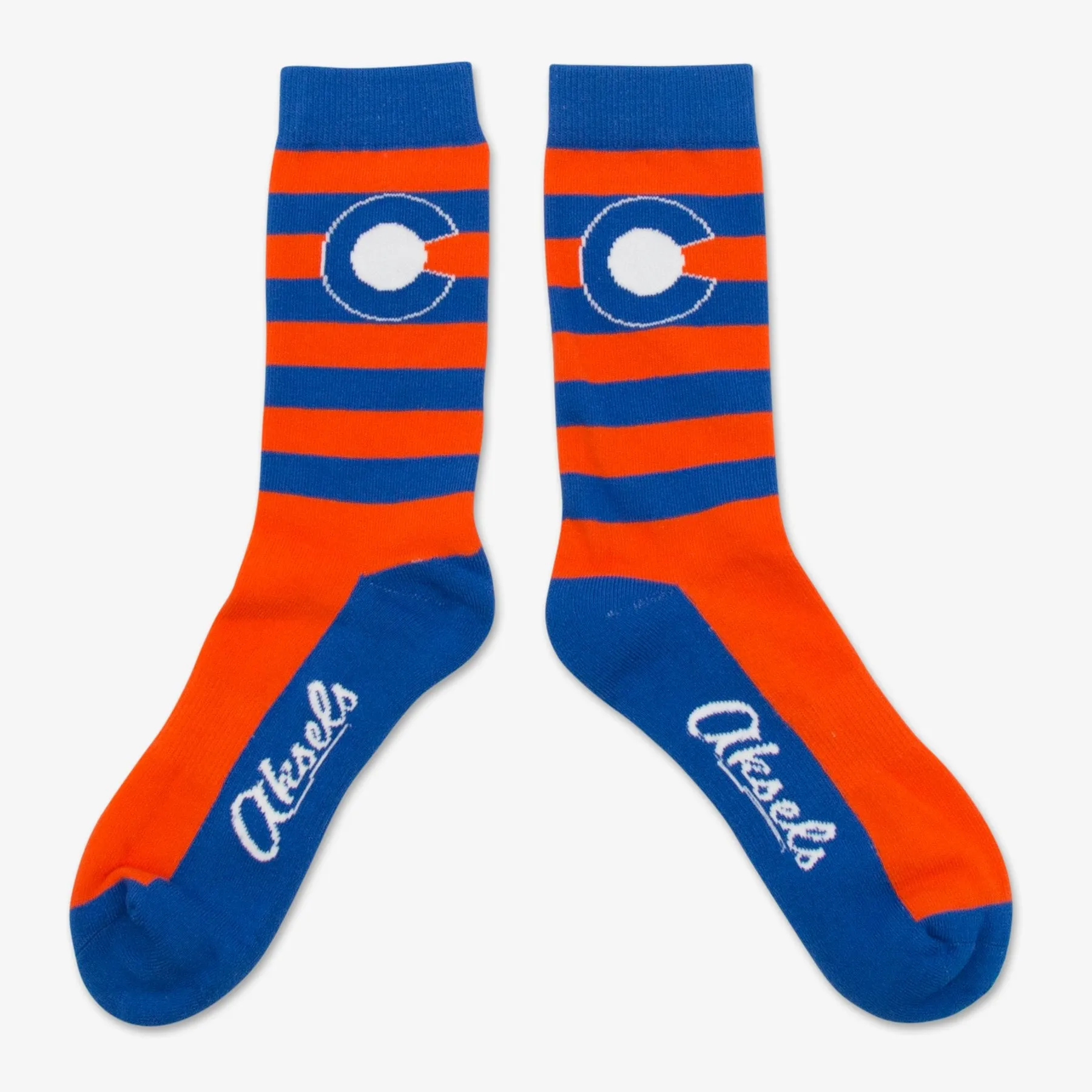 Striped Colorado Flag Men's & Women's Crew Socks