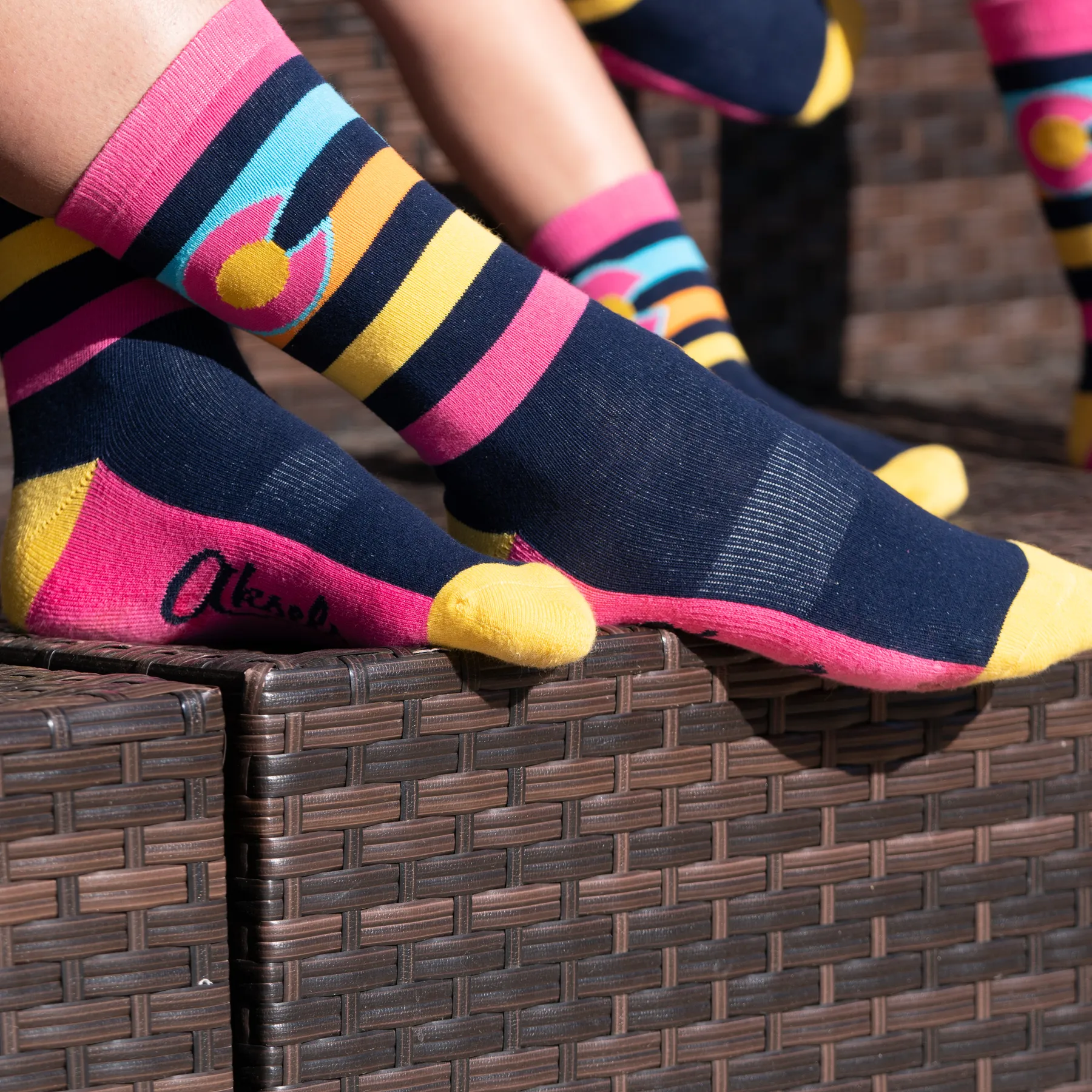 Striped Colorado Flag Men's & Women's Crew Socks