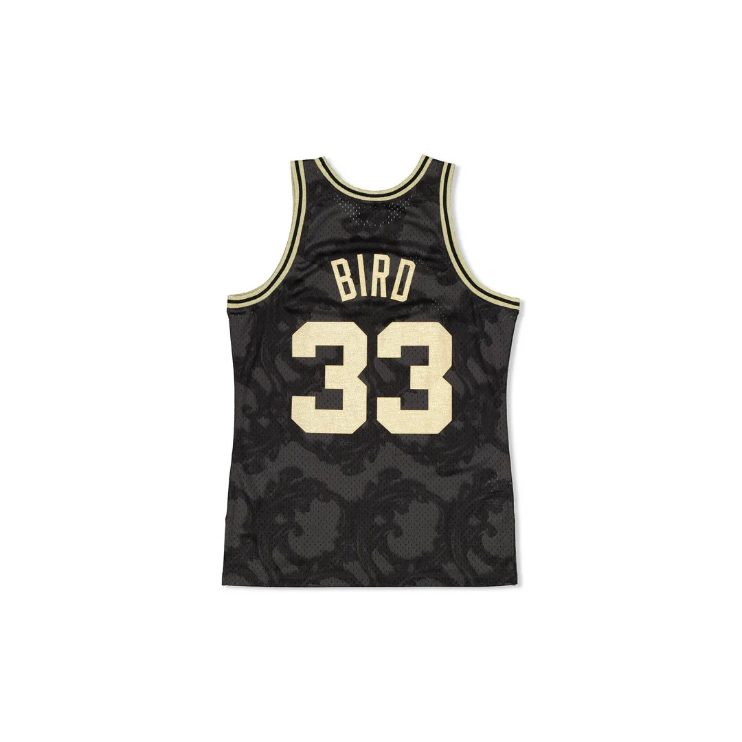 SWINGMAN JERSEY BOSTON CELTICS LARRY BIRD - GOLD TOILE