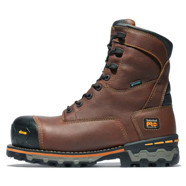 Timberland Pro Men's Boondock 8" Comp Toe WP Work Boot -Brown- TB089646214