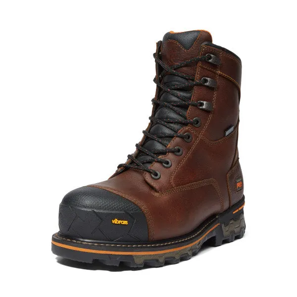 Timberland Pro Men's Boondock 8" Comp Toe WP Work Boot -Brown- TB089646214