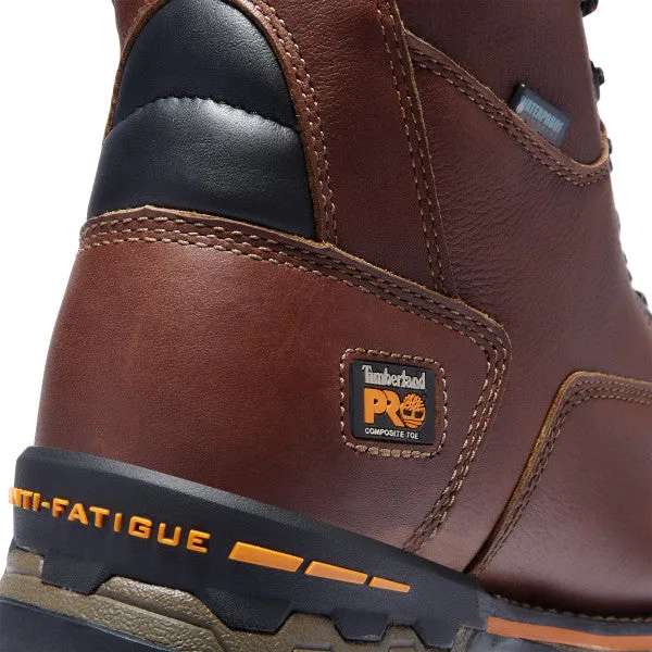 Timberland Pro Men's Boondock 8" Comp Toe WP Work Boot -Brown- TB089646214