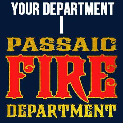 Traditional Fire Department Design, Firefighter T-Shirt