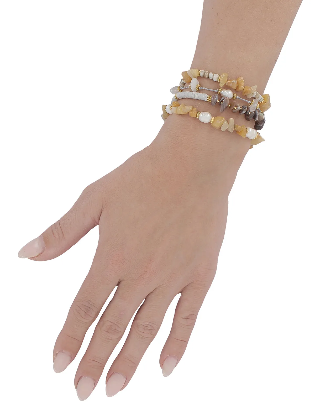 Uly Armband - creme mix