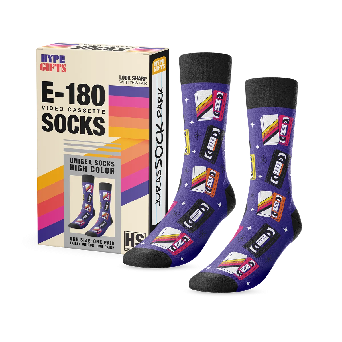 VHS retro dress  socks