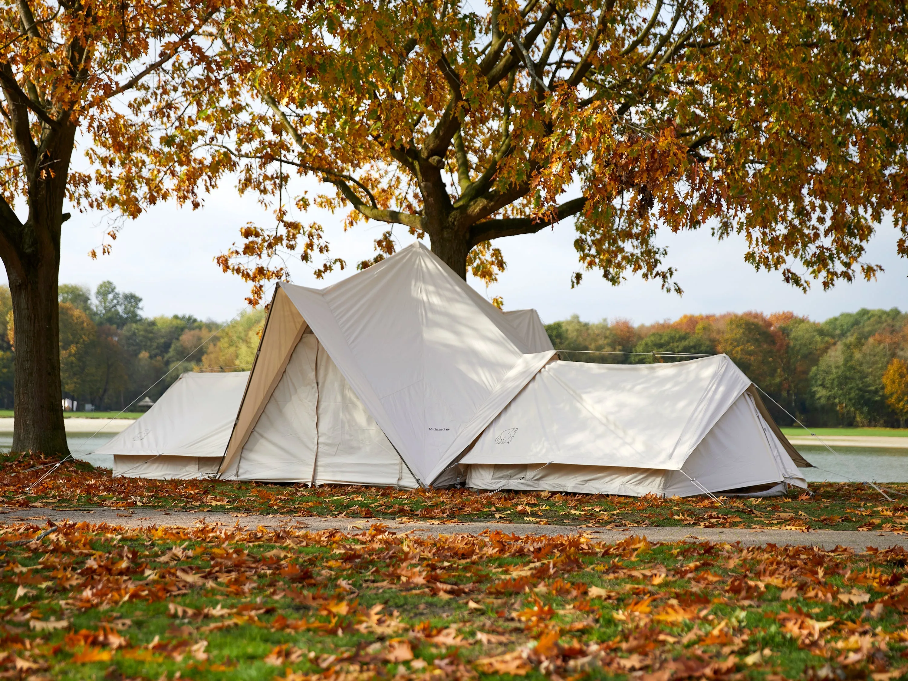 Vimur 4.8 m² glamping tent - 4 person - Natural