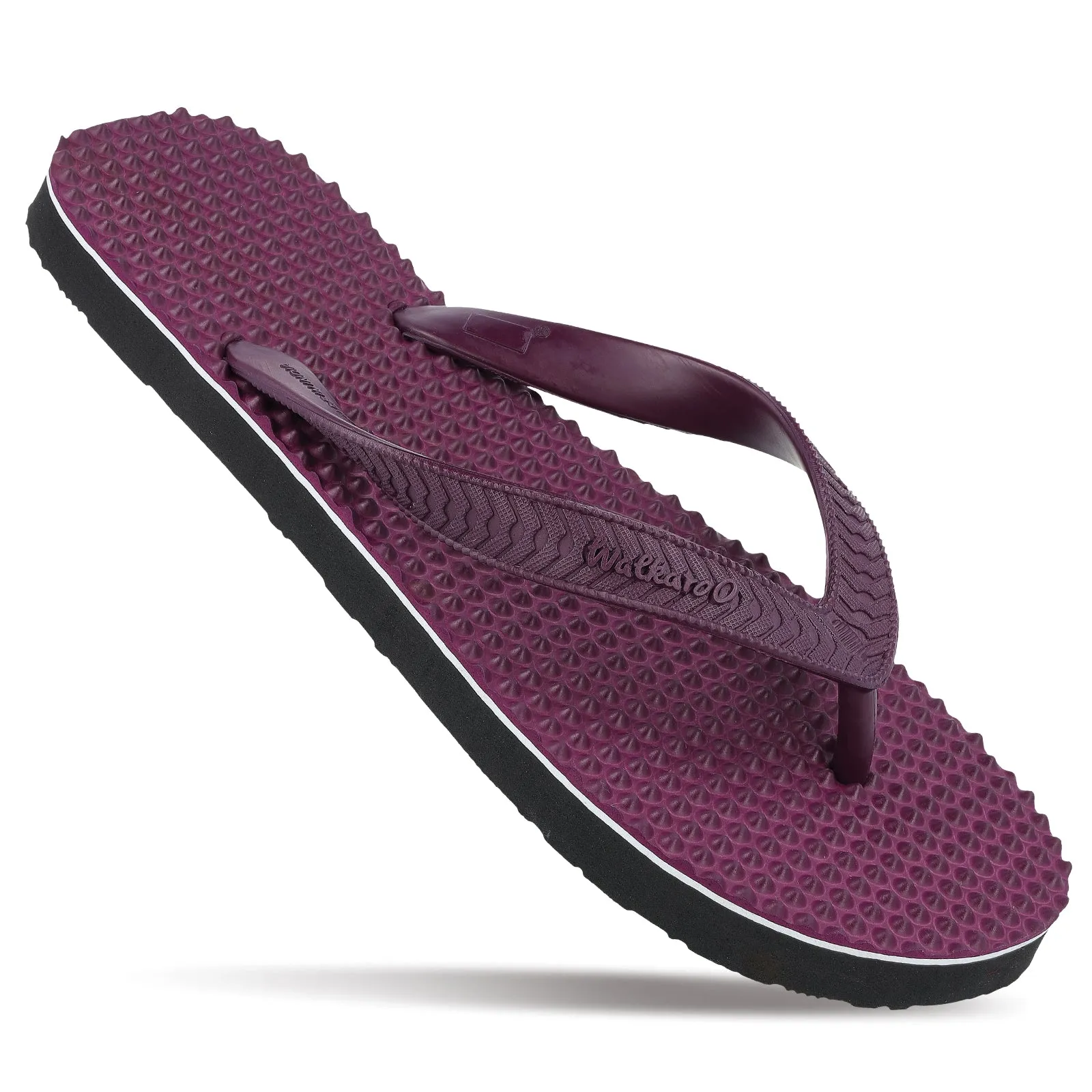 Walkaroo Gents Flip Flop Thong  - HG165 Grape Black