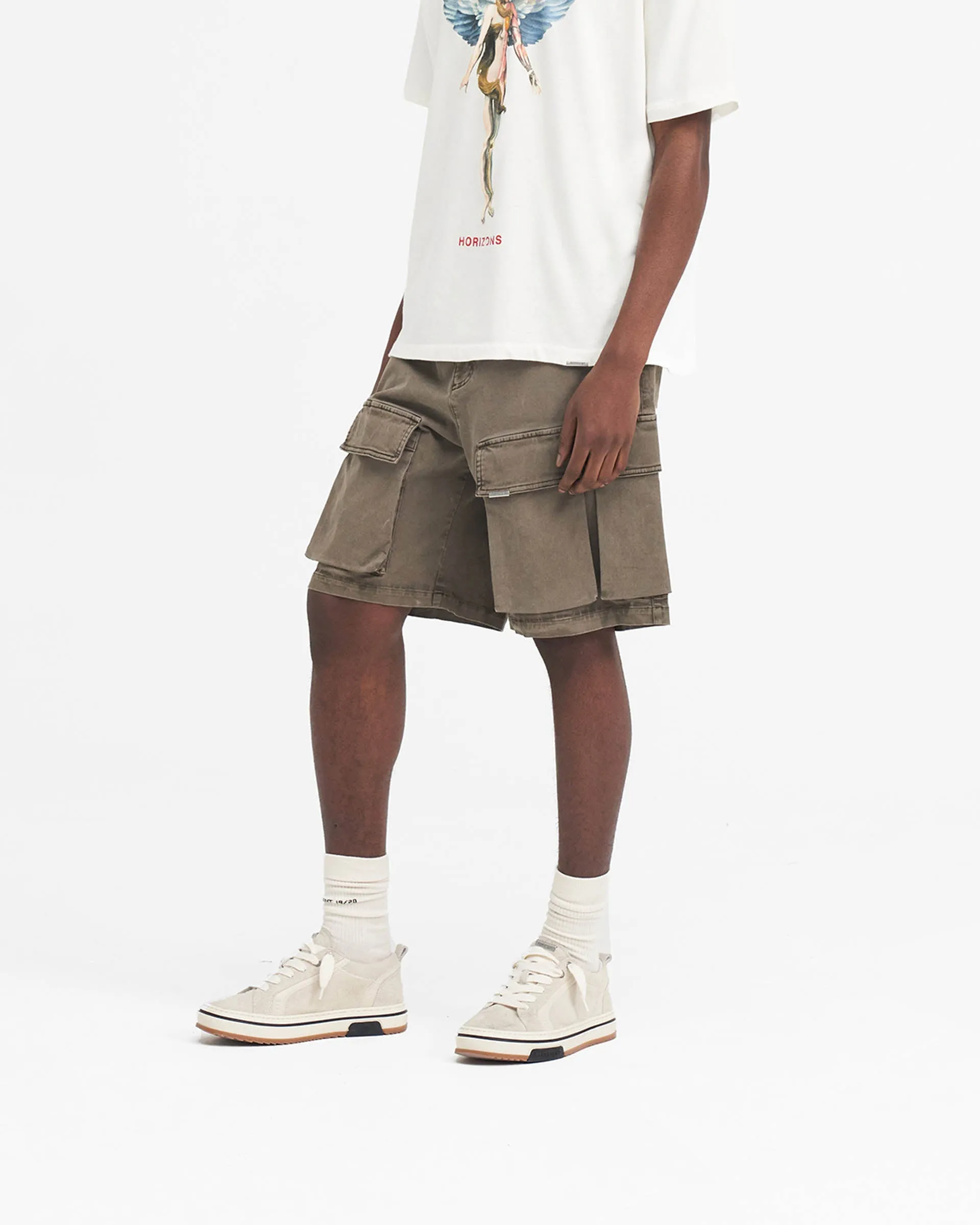 Washed Cargo Short - Dawn