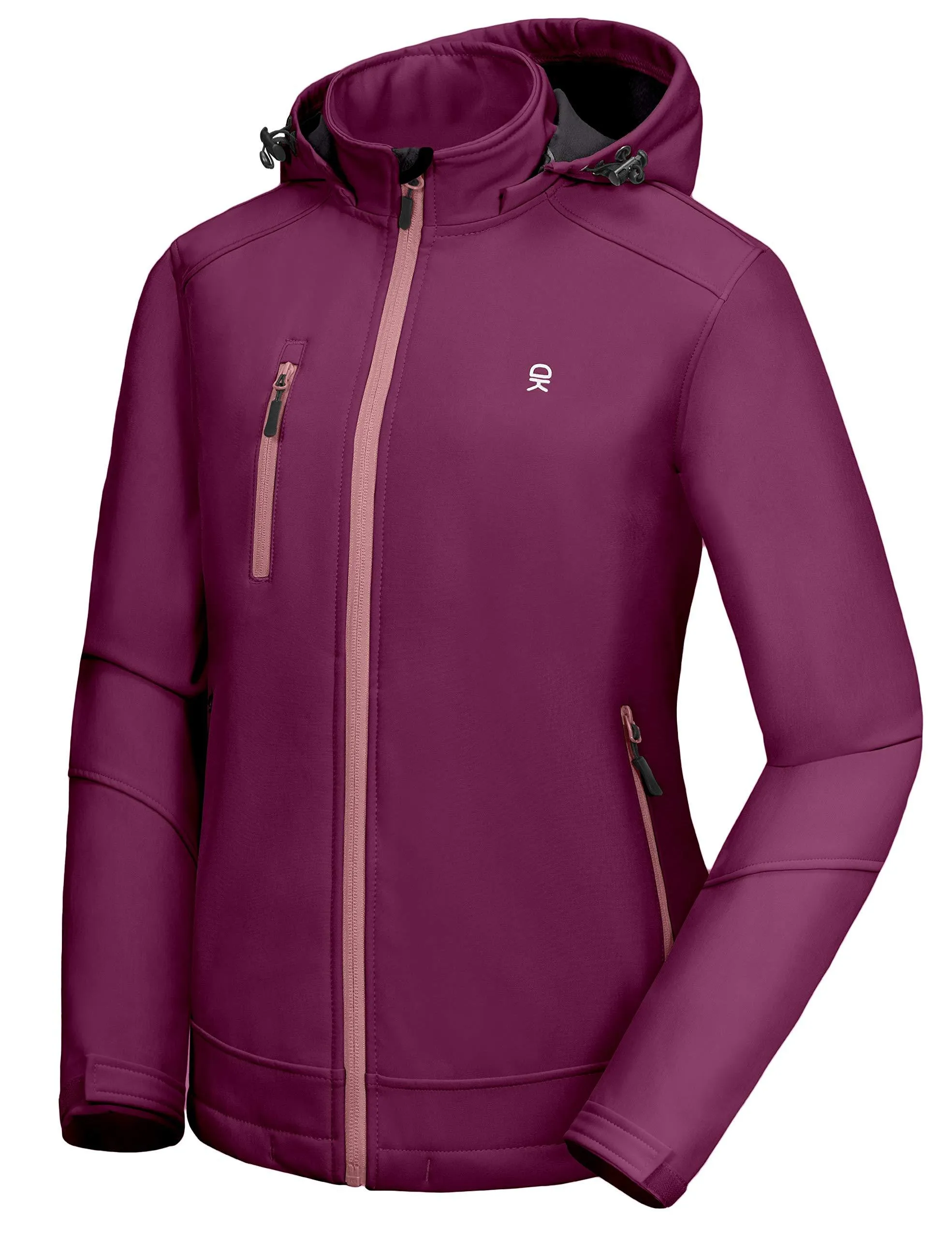 Women's Fleece Lined Ski Softshell Jacket