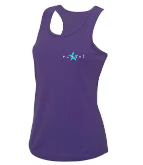 Women's Vest | FLANCI Logo High Viz | Purple