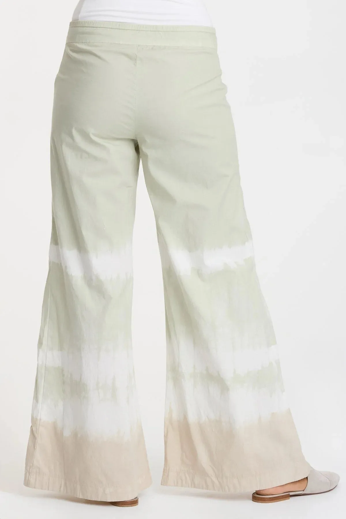 XCVI Cotton Spandex Drawstring Tie Dye Pants