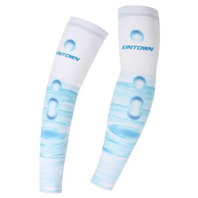 XINTOWN Blue Water Cycling Arm Warmers