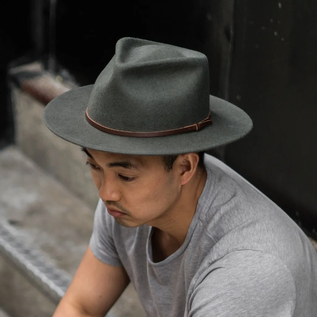 Yellow108 Eastwood Fedora | Grey