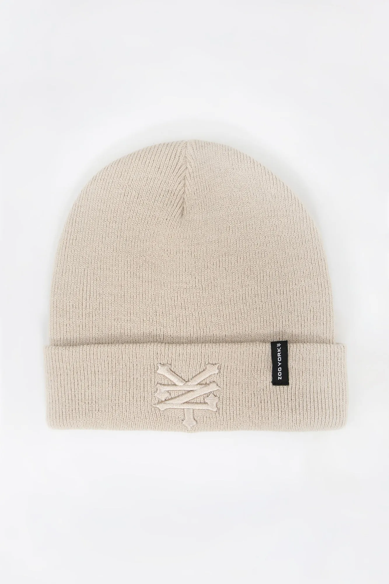 Zoo York Mens Tonal Logo Foldup Beanie