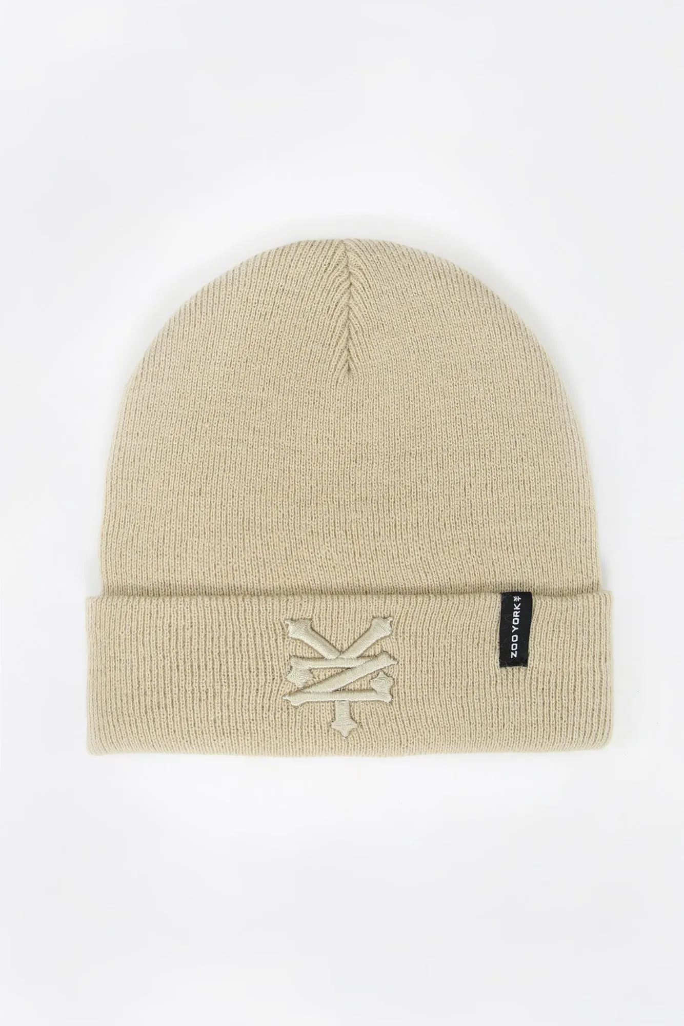 Zoo York Mens Tonal Logo Foldup Beanie